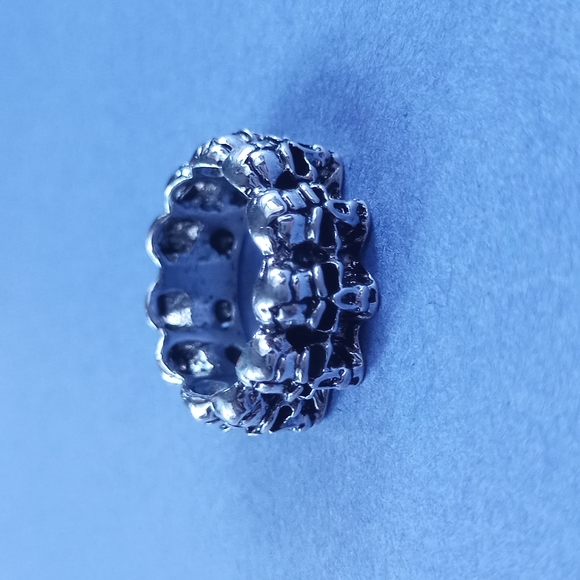 Infinite Skulls Heavy Metal Skull Gothic Biker Punk Ring Hip Hop Medieval - Picture 2 of 4